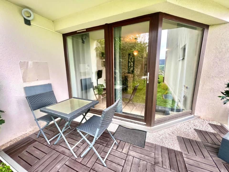 Joli Studio Cosy, Vue Magnifique Et Terrasse Privee Gérardmer Buitenkant foto